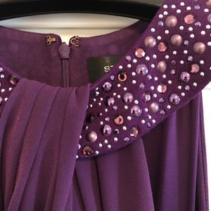 St. John Purple Evening Dress